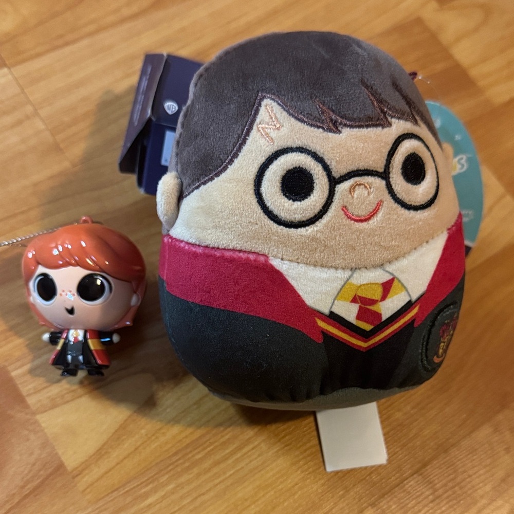 2 new Harry Potter character toys/ plush. Harry Potter squish-mallow & ornament
